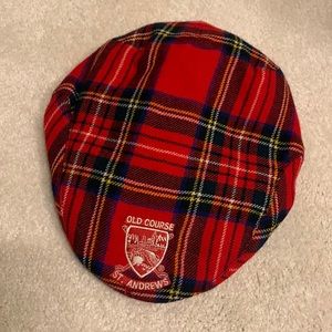Pure Wool Golf Cap in Graham of Montrose. Old course St Andrews